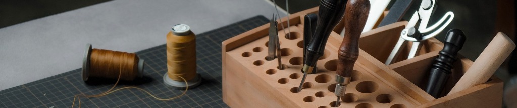 牛本革の加工用工具